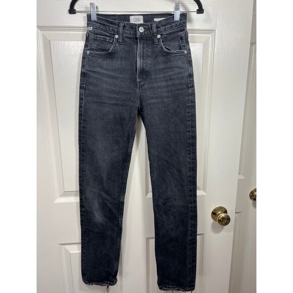 Citizens of Humanity CoH Daphne Charcoal Black Denim Jeans Capsule Everyday - Picture 3 of 10